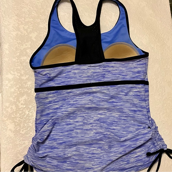 Free Country Womens Small Razorback Tanktini/Swimsuit Activewear - Picture 7 of 7